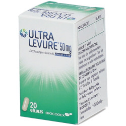 Ultra Levure 50 mg 50 gélules