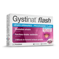 GYSTINAT FLASH Confort Urinaire - 10 Gélules + 10 Comprimés