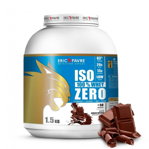 ERIC FAVRE ISO 100% WHEY Protéine Goût Chocolat Intense - 1.5kg