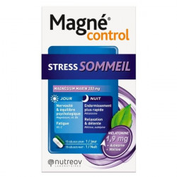 NUTREOV MAGNE CONTROL Stress Sommeil - 15 Gélules Jour et 15
