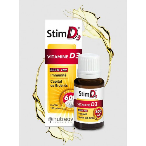 NUTREOV STIM D3 Vitamine D3 600UI - 20ml