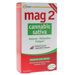 COOPER - Mag 2 Cannabis Sativa - 30 Comprimés