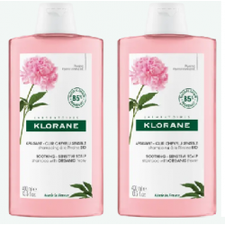 KLORANE - Shampoing à la Pivoine - 2x400ml