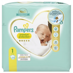 Pampers Couches culotte taille 6 +15Kg harmonie 18 couches (lot de 2) 
