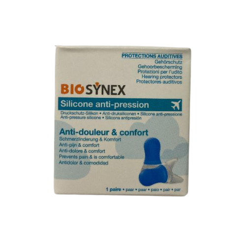 BIOSYNEX Siliconne Anti-Pression Bleu - 1 Paire