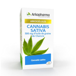 ARKOPHARMA ARKOGELULES Cannabis Sativa - 45 Capsules
