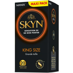 MANIX PRESERVATIF SKYN KING SIZE - 20 Préservatifs