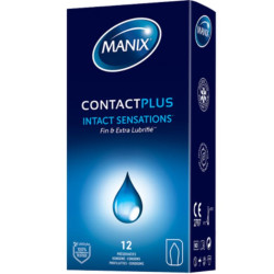 MANIX CONTACT PLUS Intact Sensations fin et Extra Lubrifié - 6