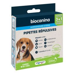 BIOCANINA ANTIPARASITAIRE Pipettes Répulsives Chiens - 4