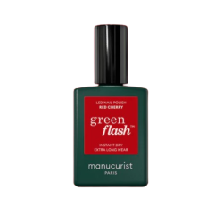 MANUCURIST GREEN FLASH Vernis Semi Permanent Red Cherry - 15ml