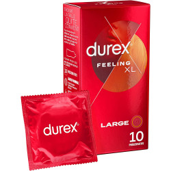 DUREX FEELING XL Taille Large - 10 Préservatifs