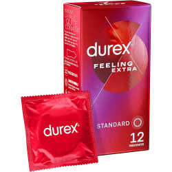 DUREX FEELING EXTRA Taille Standard - 12 Préservatifs
