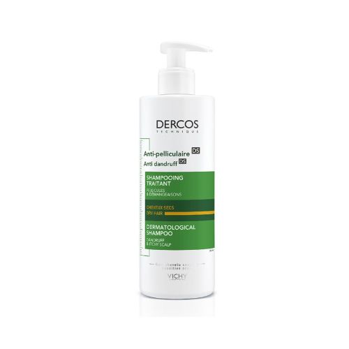 VICHY DERCOS ANTI-PELLICULAIRE DS Shampooing Cheveux secs 390ml