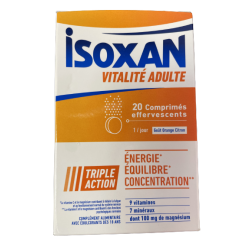 ISOXAN ADULTE - 20 Comprimés effervescents