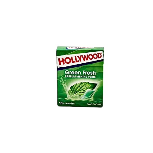 Chewing-gum à la chlorophylle parfum menthe verte HOLLYWOOD