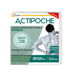ACTIPOCHE COUSSIN THERMIQUE ARGILE Chaud/Froid Multizones