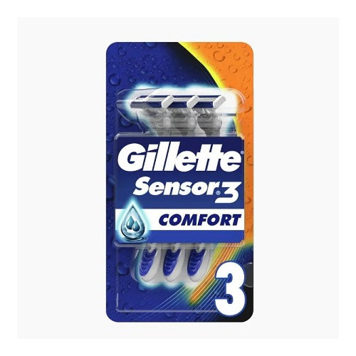 GILLETTE SENSOR 3 COMFORT Lames de Rasoir Gel Confort - 3