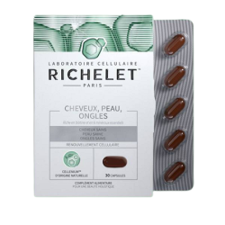 RICHELET Cheveux, Peau, Ongles - 30 Capsules