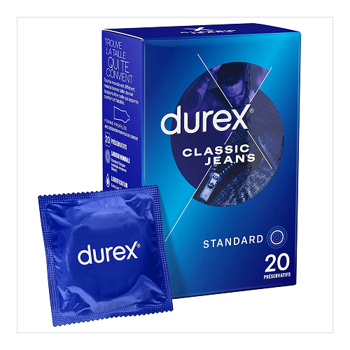 DUREX PRESERVATIF CLASSIC JEANS - 9 Préservatifs