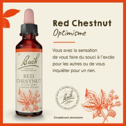 FLEURS DE BACH N°25 Red Chestnut- 20 ml