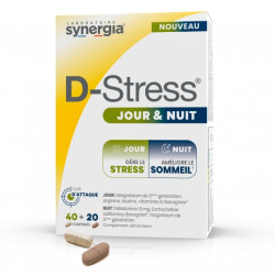 SYNERGIA D-STRESS Jour et Nuit - 40+20 Comprimés
