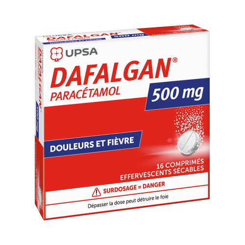 DAFALGAN 500mg - 16 Comprimés Effervescents Sécables