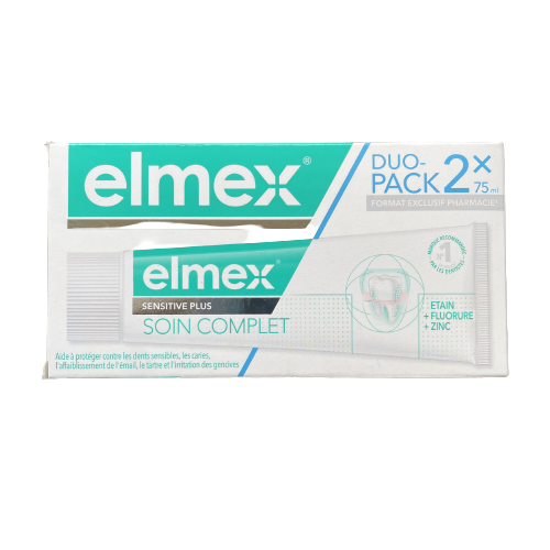 ELMEX SENSITIVE PLUS Soin Complet - Lot de 2x75ml