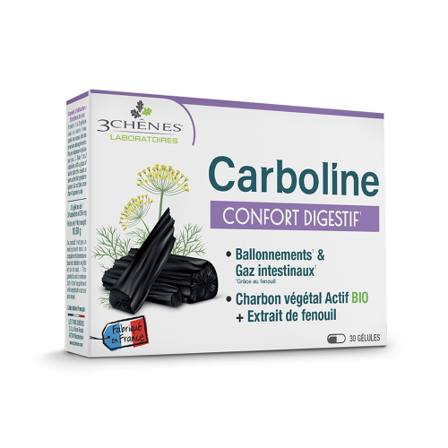 CARBOLINE Confort Digestif - 30 Gélules