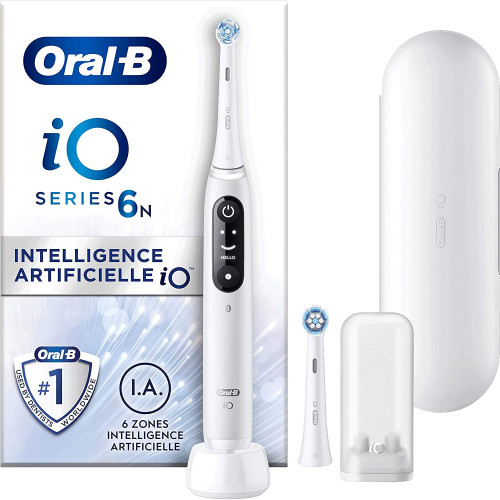 Oral-B Brosse à dents électrique iO 5 Nettoyage, Protection & Aide au  brossage