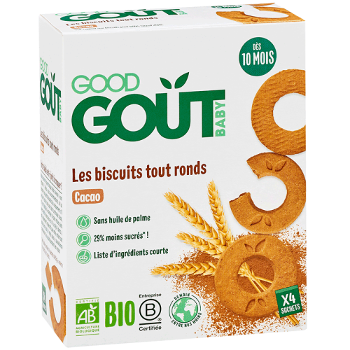 copy of GOOD GOUT LES BISCUITS TOUT RONDS VANILLE - 80 g