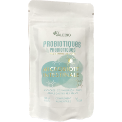 VALEBIO Probiotique et Prébiotiques - 30 Gélules