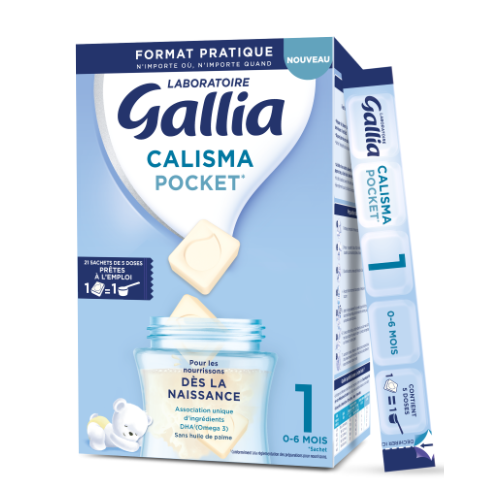 Calisma Pocket* 1er âge - 21 sachets de 5 doses prêtes à l'emploi - Lot x1