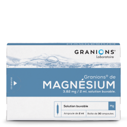 GRANIONS DE MAGNESIUM 3,82mg/2ml - 30 ampoules