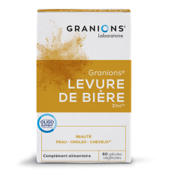 GRANIONS LEVURE DE BIERE et Zinc - 60 gélules