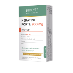 BIOCYTE KERATINE FORTE FULL SPECTRUM Capillaire - 40 Gélules