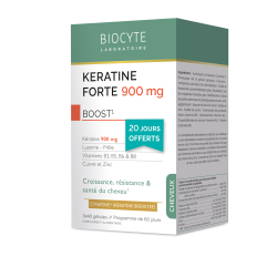 BIOCYTE KERATINE FORTE FULL SPECTRUM Capillaire - Lot de 3 x 40