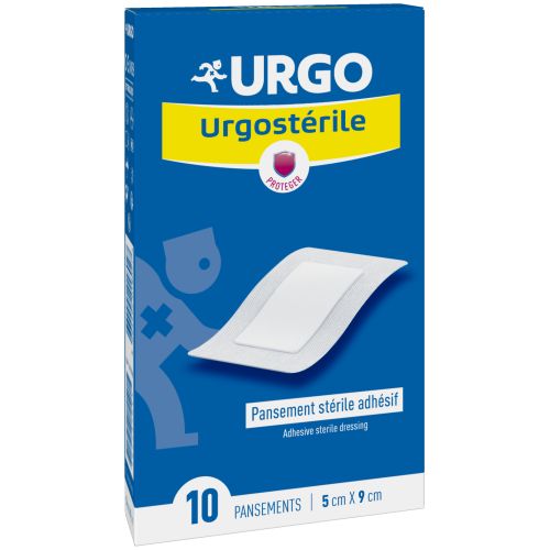 URGO URGOSTERILEPansements Stériles Adhésif 5 cmx 9cm - x10