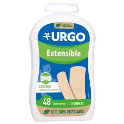 URGO Antiseptique Extensible - 48 Pansements