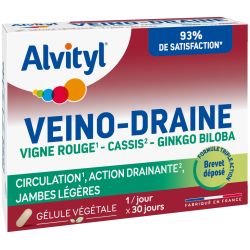 ALVITYL VEINO - DRAINE - 30 Gélules