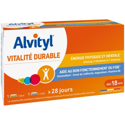ALVITYL VITALITÉ DURABLE Jour & Nuit - 2x28 Comprimés