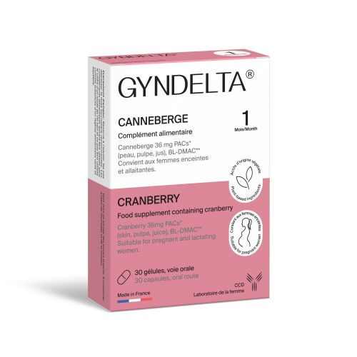 GYNDELTA 36mg Canneberge - 30 Gélules