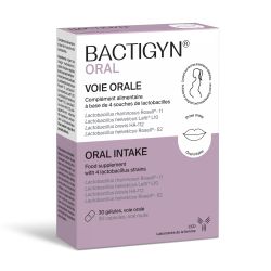 BACTIGYN ORAL - Complément Alimentaire Lactobacilles - 30 Gélules