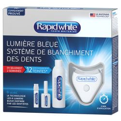 RAPID WHITE LUMIÈRE BLEUE Système de Blanchiment des Dents - 2 semaines