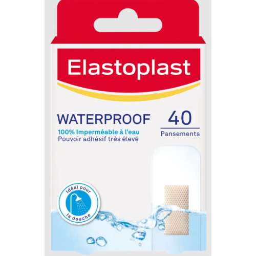 ELASTOPLAST PANSEMENT WATERPROOF Plastique - 40 Pansements