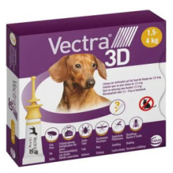 VECTRA 3D Solution Spot-On Chiens (1.5 - 4 kg)