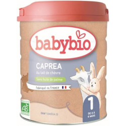 BABYBIO CAPREA 1 Lait en Poudre Bébé 0 à 6 Mois - 800g