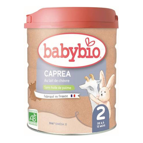 BABYBIO CAPREA 2 Lait en Poudre Bébé De 6 à 12 mois - 800g