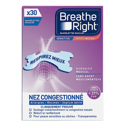 copy of BREATHE RIGHT BANDELETTES NASALES Sensitive Taille S/M