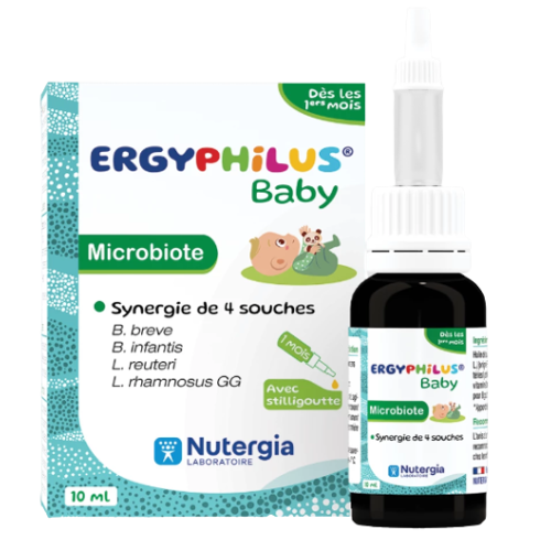 NUTERGIA ERGYPHILUS BABY Microbiote dès 1 Mois - 10ml