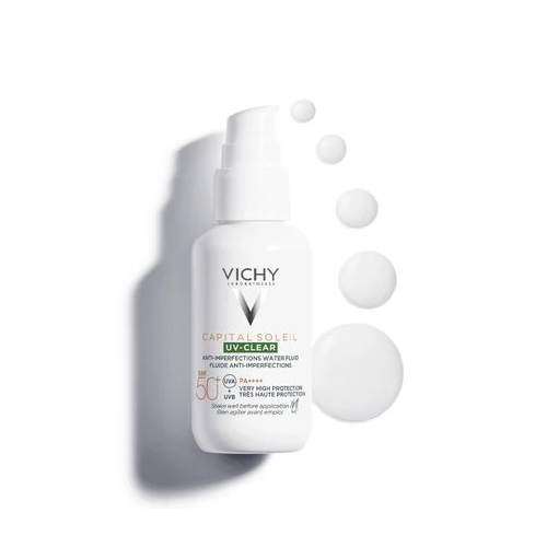 VICHY CAPITAL SOLEIL UV-CLEAR Fluide Anti-Imperfections SPF50+